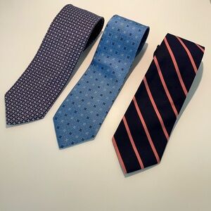 Set of three Brooks Brothers men’s ties